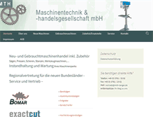 Tablet Screenshot of mth-langer.de